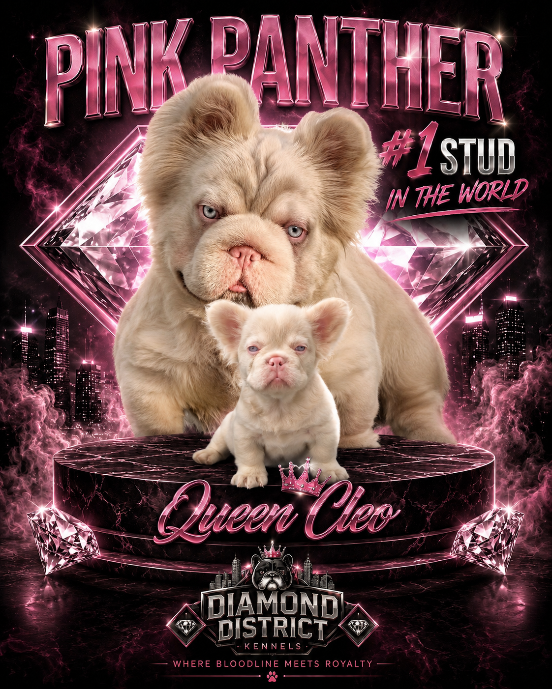 Pink Panther Γ Queen Cleo announcement flyer